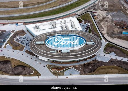 Ford Experience Center, Ford Motor Company, Dearborn, MI, USA Foto Stock