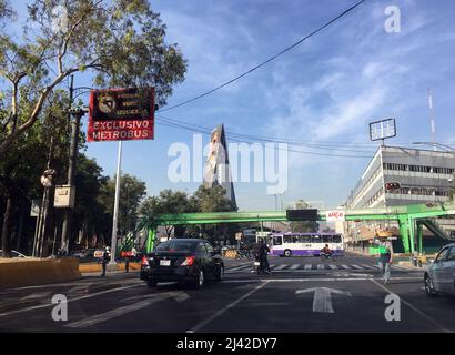 Strade di Città del Messico. Foto Stock
