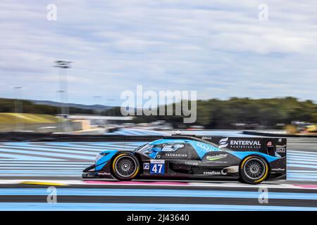 47 ALLEN JAMES (aus), FALB John (usa), PERONI Alex (aus), Algarve Pro Racing, Oreca 07 - Gibson, in azione durante il Prologo ufficiale della 2022 ELMS European le Mans Series sul circuito Paul Ricard dal 11 al 12 aprile, a le Castellet, Francia - Foto Marc de Mattia / DPPI Foto Stock