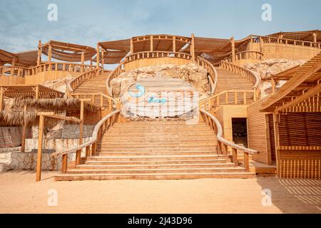 09 gennaio 2022, Hurghada, Egitto: Baia di Orange famosa nell'isola di Giftun e nel Parco Nazionale Foto Stock