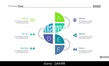 Modello di diapositiva infografica a linea circolare. Dati aziendali. Grafico, diagramma, disegno. Concetto creativo per infografica, modelli, presentazione, repellenti Illustrazione Vettoriale