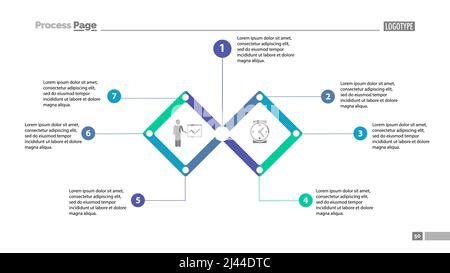 Tabella delle opzioni a due segmenti con descrizioni. Diagramma, infografica, grafico. Concetto di presentazione aziendale, modelli, rapporto annuale. Può essere utilizzato per Illustrazione Vettoriale