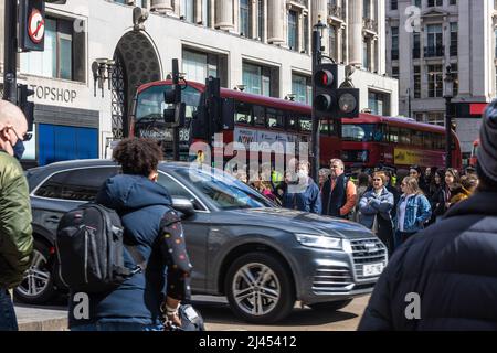 Intorno al West End di Londra, incluso Bond Street Foto Stock