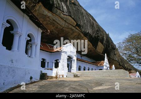 Sri Lanka. Tempio della grotta di Dambulla. Foto Stock