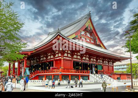 Giappone. Tokyo. Tempio senso ji ad Asakusa Foto Stock