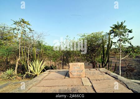 Chanderi Heritage City, India. 12th Apr 2022. Beju Bawrain Chanderi Heritage City, a Chanderi Madhya Pradesh, India, il 12 aprile 2022. (Foto di Ravi Barr/Sipa USA) Credit: Sipa USA/Alamy Live News Foto Stock