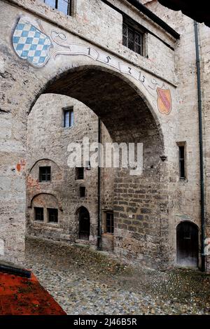 Castello di Burghausen, Baviera, Germania, Baviera superiore, Baviera, Germania, viaggi, Viaggio, foto Kazimierz Jurewicz, località uniche Foto Stock