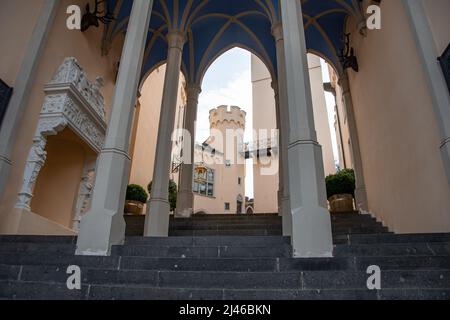 Coblenza, Germania 20 marzo 2022, per il Castello di Stolzenfels a Coblenza Foto Stock
