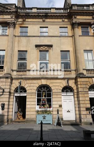 Il negozio di Highgrove in Milsom Street, Bath City Centre Inghilterra, ora conosciuto come Brissi Foto Stock