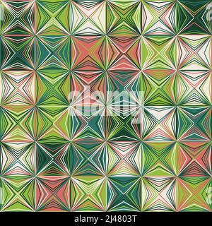 Moderna arte del motivo a mosaico realizzata con forme geometriche astratte e varie forme di colore. Elementi di grafica digitale per poster, copertina, arte, presen Illustrazione Vettoriale