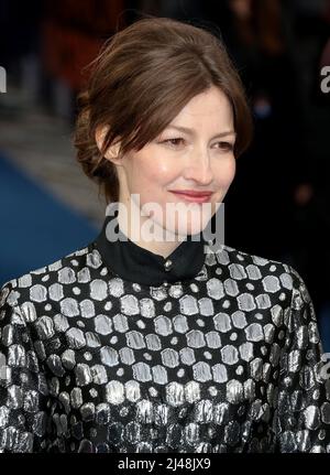 12 aprile 2022 - Londra, Inghilterra, Regno Unito - Kelly Macdonald partecipa all'operazione mincemeat UK film premiere, Curzon Mayfair Foto Stock