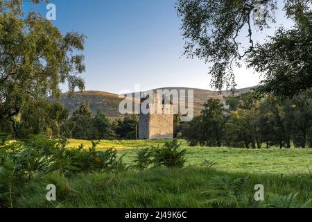 castello di invermark, glen esk, angus Foto Stock