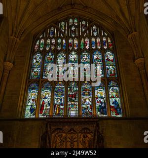 Foto della famosissima Winchester Cathedral in Hampshire Inghilterra . Foto Stock