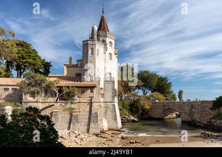 Città e comune di Cascais nel distretto di Lisbona situato sulla riviera portoghese, Portogallo, Europa Foto Stock