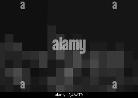 Sfondo da quadrati neri scuri e sfumati. Sfondo nero geometrico astratto per presentazioni, riviste, volantini, poster, post Illustrazione Vettoriale