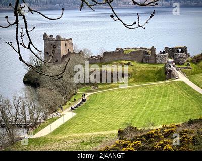 Castello Urquhart, Scozia Foto Stock