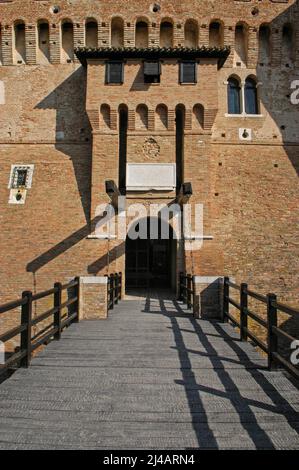 Gradara, Pesaro, Italia 05/02/2006: Fortezza statale di Gradara. ©Andrea Sabbadini Foto Stock