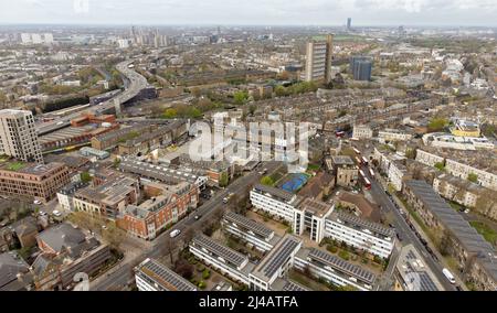 Westbourne Park, Royal Oak e Warwick Avenue, Londra, Inghilterra Foto Stock