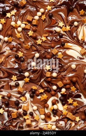 Barrette Shortbread al cioccolato fatte in casa Foto Stock