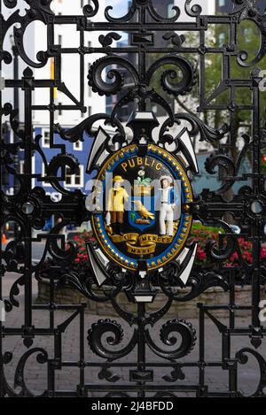 Porta dei Giardini pubblici di Halifax , Nova-Scotia, Canada Foto Stock