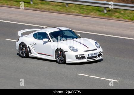 2008 bianco Porsche Cayman 24V S DESIGN EDITION 1 3387cc 6 Speed manuale Foto Stock