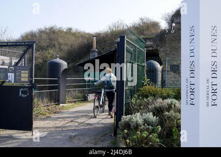 Fort des Dunes - Fort Dunes, Leffrinckoucke, Nord, Hauts-de-France, Francia Foto Stock