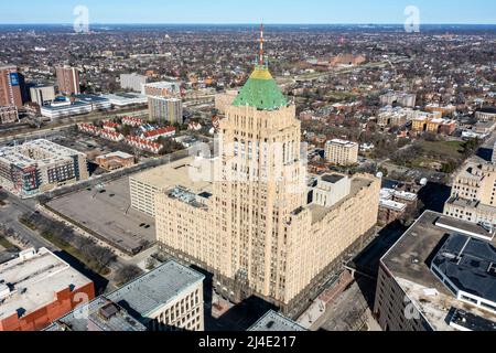 Fisher Building, Detroit, MICHIGAN, USA Foto Stock