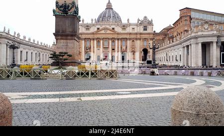 LO STATO DELLA CITTÀ DEL VATICANO , una città-stato nel centro di Roma, Italia, è il cuore della Chiesa Cattolica Romana. Foto Stock