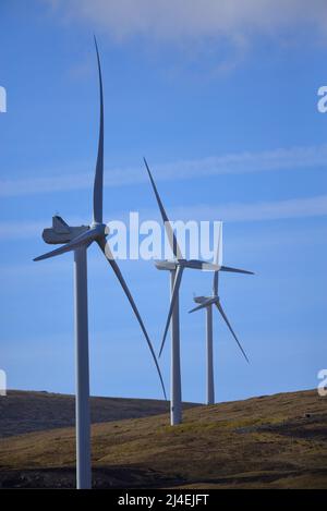 Green Knowes Windfarm Wind Power Foto Stock