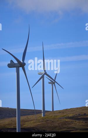 Green Knowes Windfarm Wind Power Foto Stock