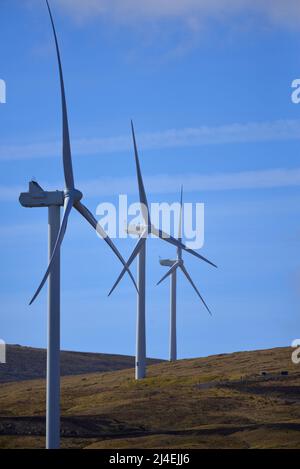 Green Knowes Windfarm Wind Power Foto Stock