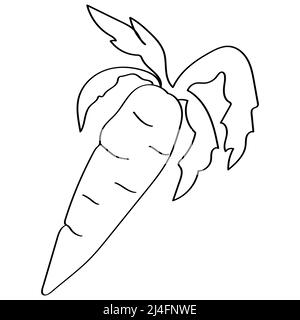 Bella vignaioli cartoon isolato su sfondo bianco per il concetto di pennello Foto Stock