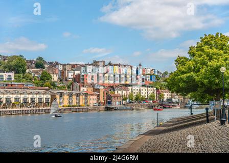 Sfilata nel porto di Floating Harbour, Somerset, Inghilterra, Regno Unito Foto Stock