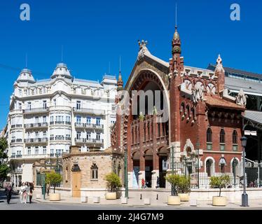 Spagnolo, Valencia, Mercado de Colón, Foto Stock