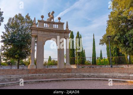 Giardini del Frontone a Perugia. Foto Stock