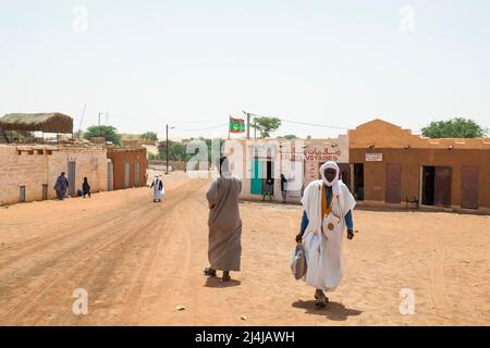 Mauritania, Chinguetti, vita quotidiana Foto Stock