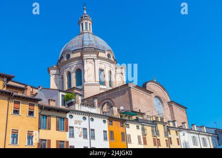 Basilica di Sant'Andrea a Mantova. Foto Stock