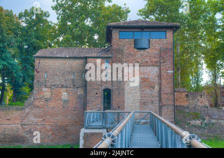 Porta degli Angeli nel comune italiano di Ferrara. Foto Stock