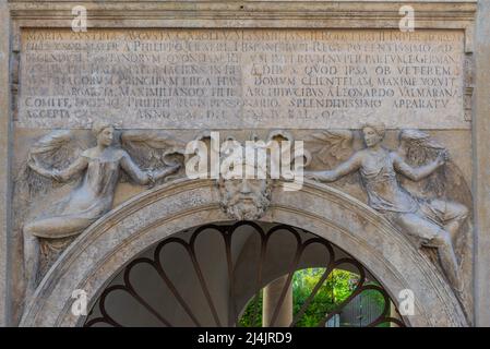 Palazzo Valmarana Braga nel comune italiano di Vicenza. Foto Stock