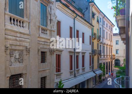 Palazzo Valmarana Braga nel comune italiano di Vicenza. Foto Stock