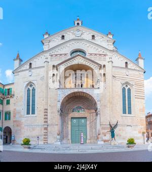 Cattedrale di Santa Maria Matricolare a Verona Foto Stock