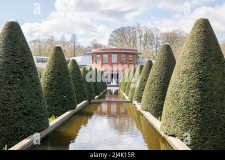 i famosi giardini di fiori di keukenhof vicino a lisse holland Foto Stock