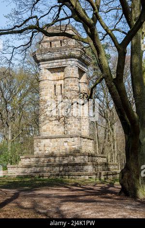 Bismarck Tower Forest 'Hoher Busch' Foto Stock