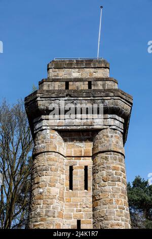 Bismarck Tower Forest 'Hoher Busch' Foto Stock