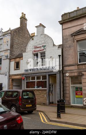 The White Horse Inn, Elgin Foto Stock