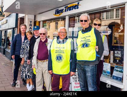 Budleigh Lions Pasqua Raffle raccogliere soldi per buone cause locali. Il ticker vincente. Foto Stock