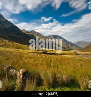 Glenlicht House nella foresta di Kintail Scozia Foto Stock