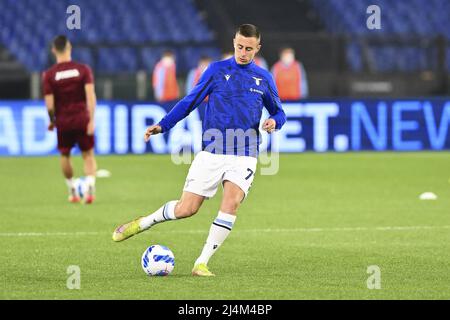 Roma, Italia. 16th aprile 2022. Durante la 33th giornata del Campionato Serie A tra S.S. Lazio e Torino F.C. il 16th aprile 2022 allo Stadio Olimpico di Roma. Credit: Independent Photo Agency/Alamy Live News Foto Stock