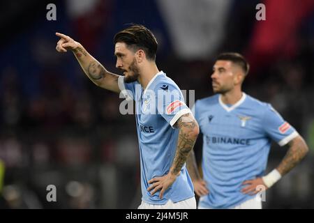 Roma, Italia. 16th Apr 2022. Luis Alberto della SS Lazio durante la Serie Una partita di calcio tra SS Lazio e Torino FC allo stadio Olimpico di Roma, 16th aprile 2022. Foto Antonietta Baldassarre/Insidefoto Credit: Ininsidefoto srl/Alamy Live News Foto Stock