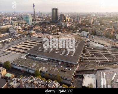 Stazione ferroviaria Euston di Londra Foto Stock